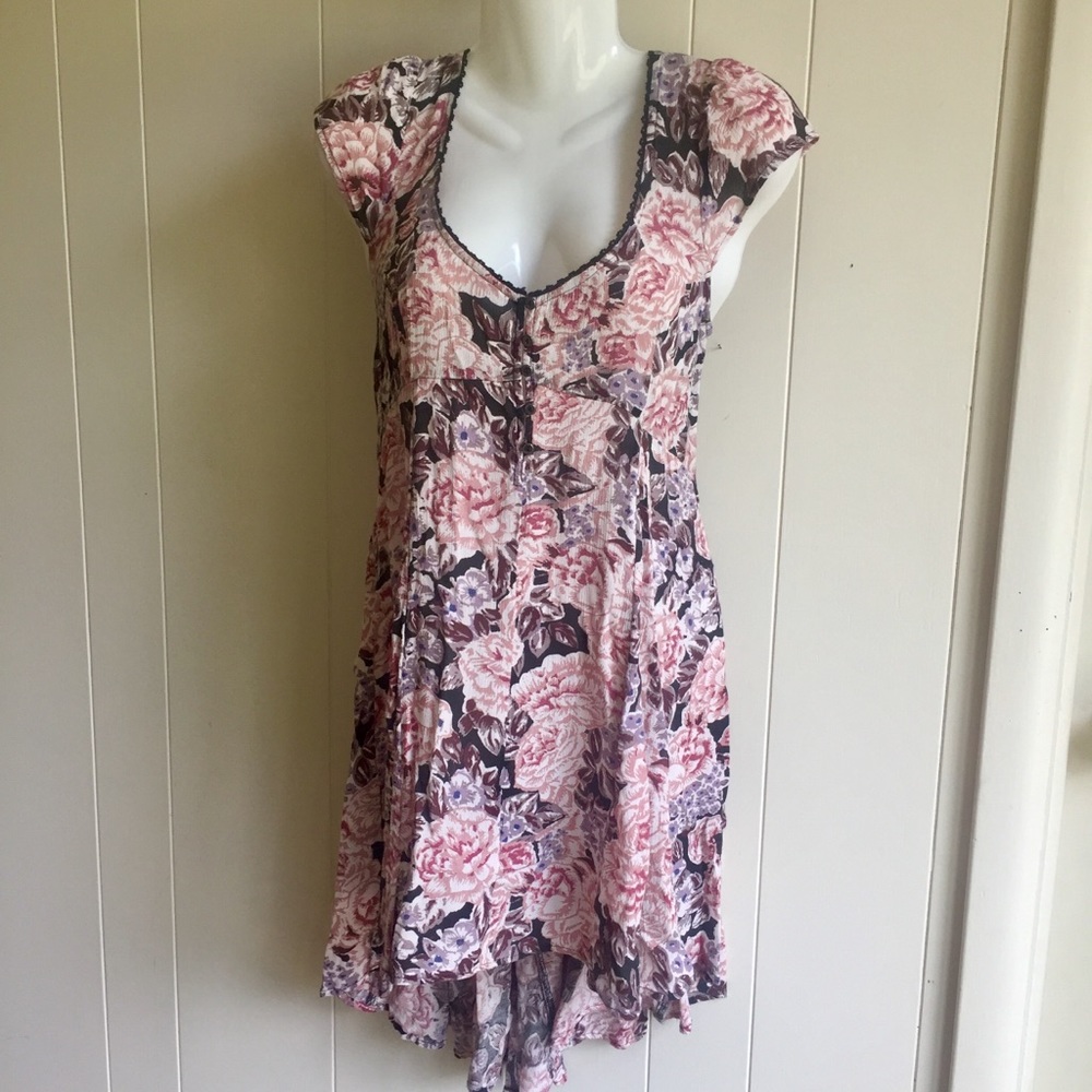 Floral Cap Sleeve dress
